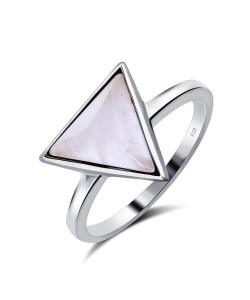 Rose Quartz Silver Rings NSR-2381-RQ